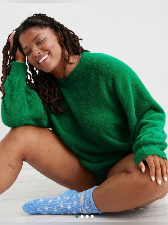 aerie Sweaters - Aerie Fuzzy Crewneck Sweater - Small